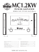 McIntosh MC1.2KW Service Manual