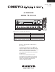 Onkyo TX-SR606 Service Manual