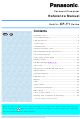 Panasonic CF-T1 Reference Manual