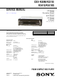 Sony CDX-R30M Service Manual