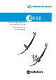 Sennheiser EVOLUTION E908 Instructions For Use Manual