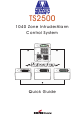 Menvier Security ts2500 Quick Manual