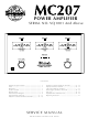 McIntosh MC207 Service Manual