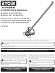 Ryobi RY15702 Operator's Manual