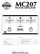 McIntosh MC207 Service Manual