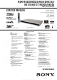 Sony RDR-HX520 Service Manual