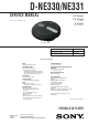 Sony D-NE330 Service Manual