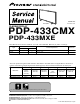 Pioneer PDP-433CMX Service Manual