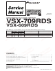 Pioneer VSX-709RDS Service Manual