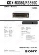 Sony CDX-R3350 Service Manual