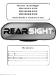 Rostra RearSight 250-8801-CCD Installation Instructions Manual