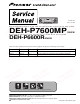 Pioneer DEH-P7600MP Service Manual
