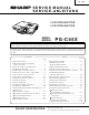 Sharp PG-C45X Service Manual