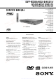 Sony DVP-NS305 Service Manual