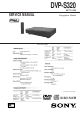 Sony DVP-S320 Service Manual