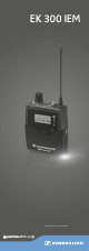 Sennheiser EK 300 IEM Instruction Manual