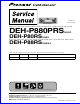 Pioneer DEH-P880PRS Service Manual