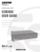 Shure SCM268E User Manual