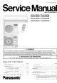 Panasonic CS-E18GKR Service Manual