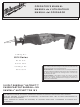 Milwaukee 6514 series Operator's Manual
