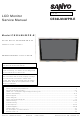 Sanyo CE32LM4WPR-E Service Manual