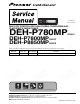 Pioneer DEH-P780MP Service Manual