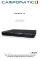Campomatic DVD 3880 Instruction Manual