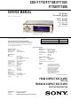 Sony CDX-F7710S Service Manual