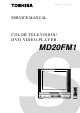 Toshiba MD20FM1 Service Manual