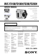 Sony MVC-FD100 Service Manual