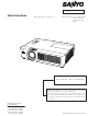 Sanyo PLC-XU4000 Service Manual