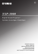 Yamaha YSP-3000 Owner's Manual