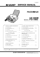 Sharp FO-1660 Service Manual