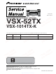 Pioneer VSX-52TX Service Manual