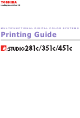 Toshiba E-STUDIO 281C Printing Manual