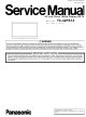 Panasonic TC-42PS14 Service Manual
