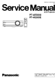 Panasonic PT-AE500E Service Manual