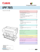Canon iPF785 User Manual