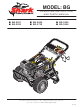Shark BG-2527 Operating Instructions And Parts Manual