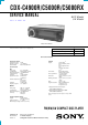 Sony CDX-C4900R Service Manual