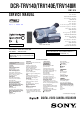 Sony DCR-TRV140 Service Manual
