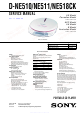 Sony D-NE510 Service Manual