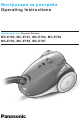 Panasonic MC-E760 Operating Instructions Manual
