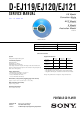 Sony D-EJ119 Service Manual