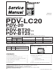 Pioneer PDV-LC20 Service Manual