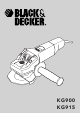 Black & Decker KG900 Manual