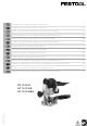 Festool OF 1010 EQ Original Operating Manual/Spare Parts List