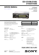 Sony CDX-GT40W Service Manual