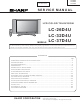 Sharp LC-26D4U Service Manual