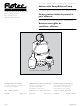 Flotec E5005TLT Installation And Operator's Manual